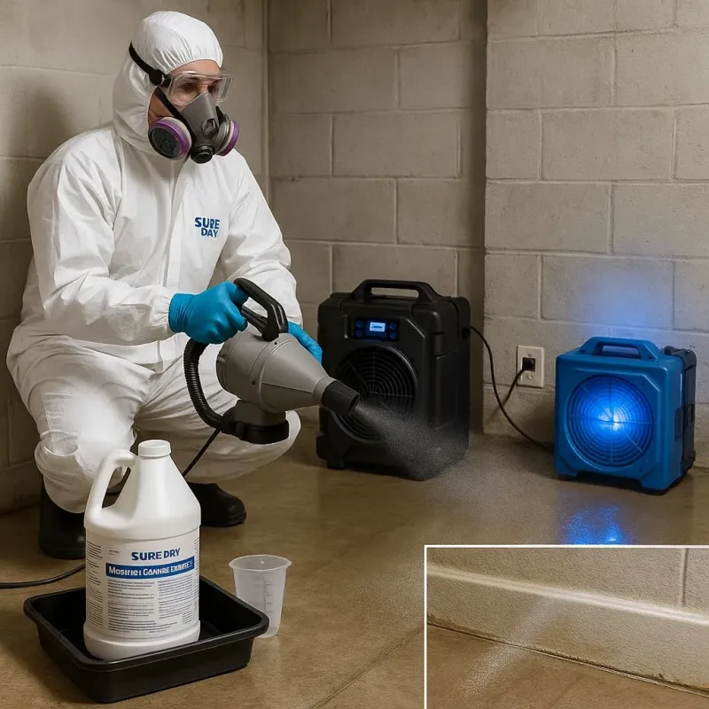 Sanitization and Odor Removal process in Mountain Green, UT