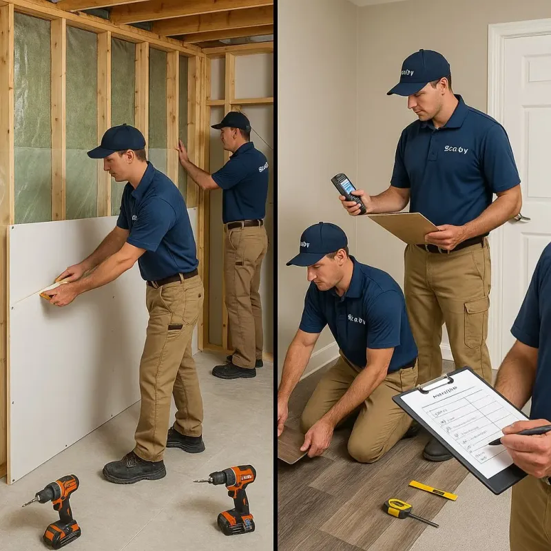 Repairs and Reconstruction process in Mountain Green, UT